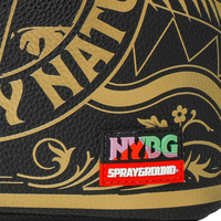 SPRAYGROUND® BACKPACK NYBG GOLD FOIL PRINT BACKPACK