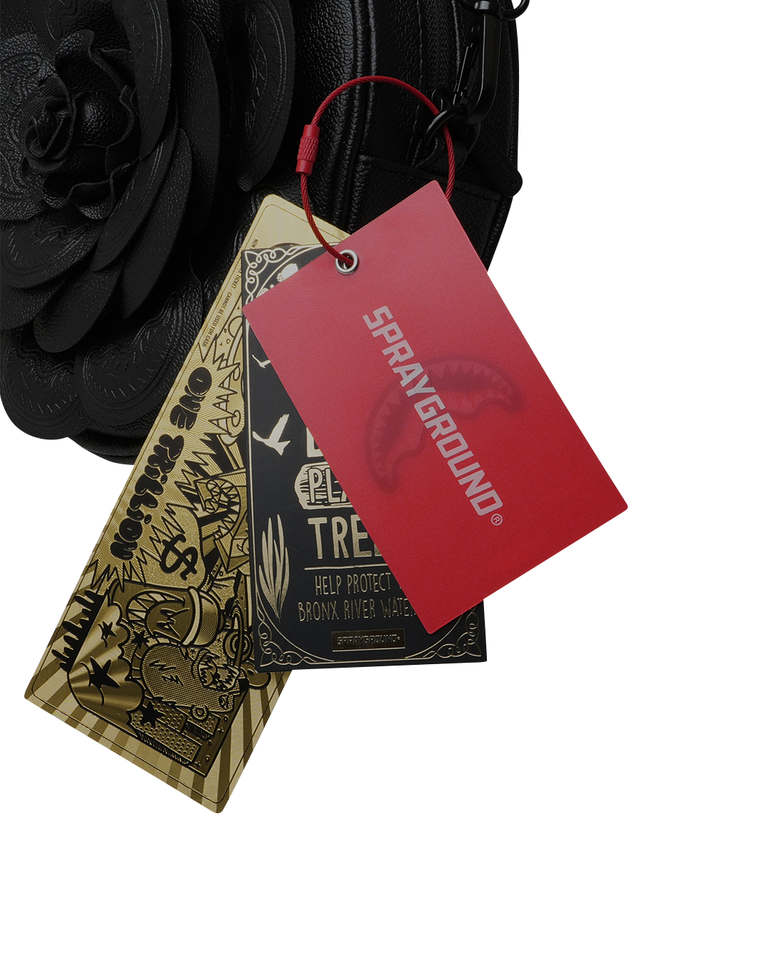 SPRAYGROUND® POUCHETTE NYBG BLACK FLOWER POUCHETTE