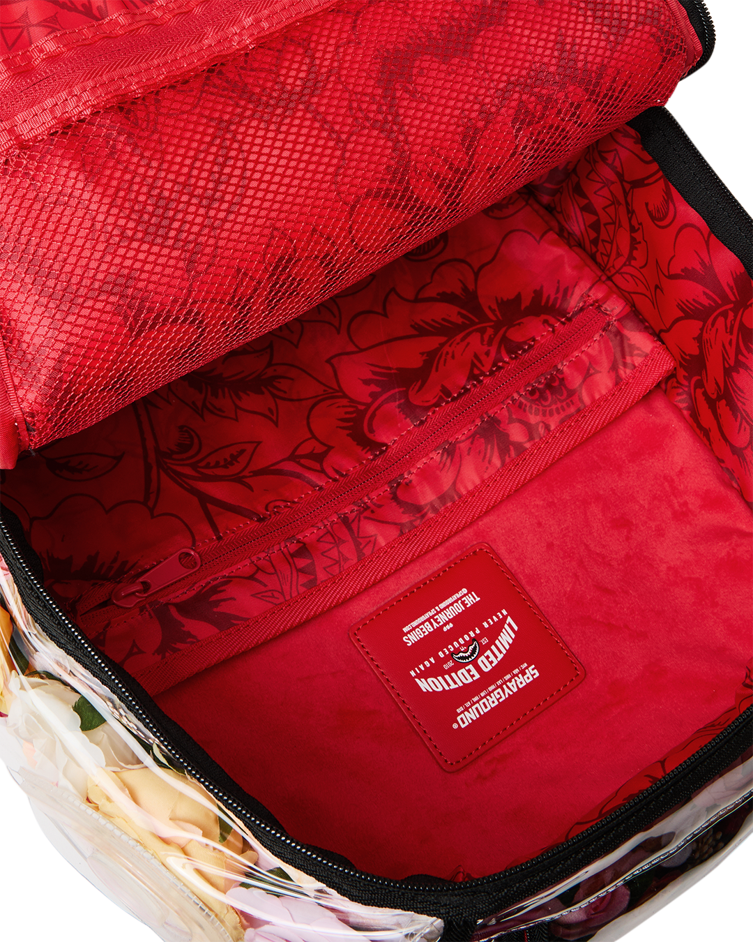 SPRAYGROUND® BACKPACK NYBG FLOWERS CLEAR BACKPACK