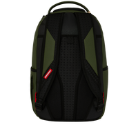 SPRAYGROUND® BACKPACK SHARK CENTRAL EMBOSSED GREEN NYLON BACKPACK