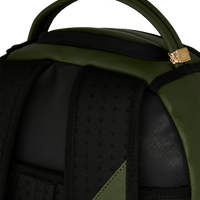 SPRAYGROUND® BACKPACK SHARK CENTRAL EMBOSSED GREEN NYLON BACKPACK