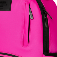 SPRAYGROUND® BACKPACK SHARK CENTRAL WHITE STENCIL SHARK PINK NYLON BACKPACK