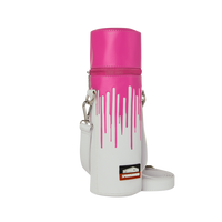 WYNWOOD WALLS COLLAB WATER BOTTLE OR SPRAYCAN HOLDER (WHT/PNK)