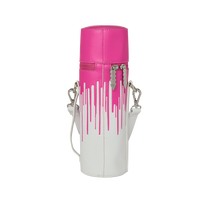 WYNWOOD WALLS COLLAB WATER BOTTLE OR SPRAYCAN HOLDER (WHT/PNK)