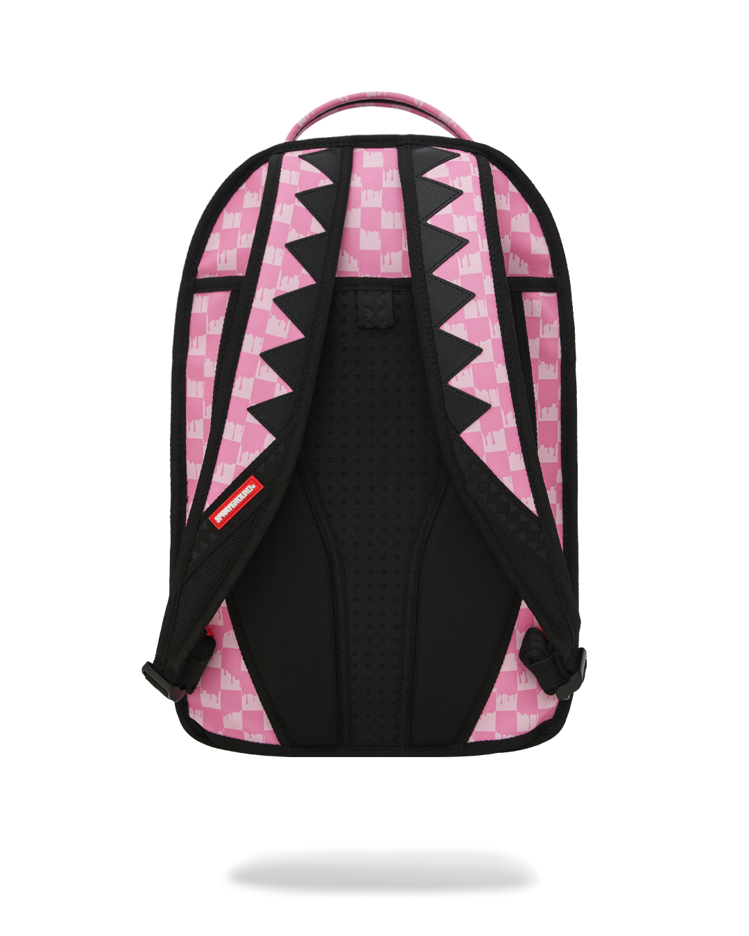 SPRAYGROUND® BACKPACK PINK CHECK CLEAR MOUTH BACKPACK