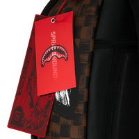 SPRAYGROUND® BACKPACK MIDNIGHT SHADOW SHARKS IN PARIS BROWN BACKPACK