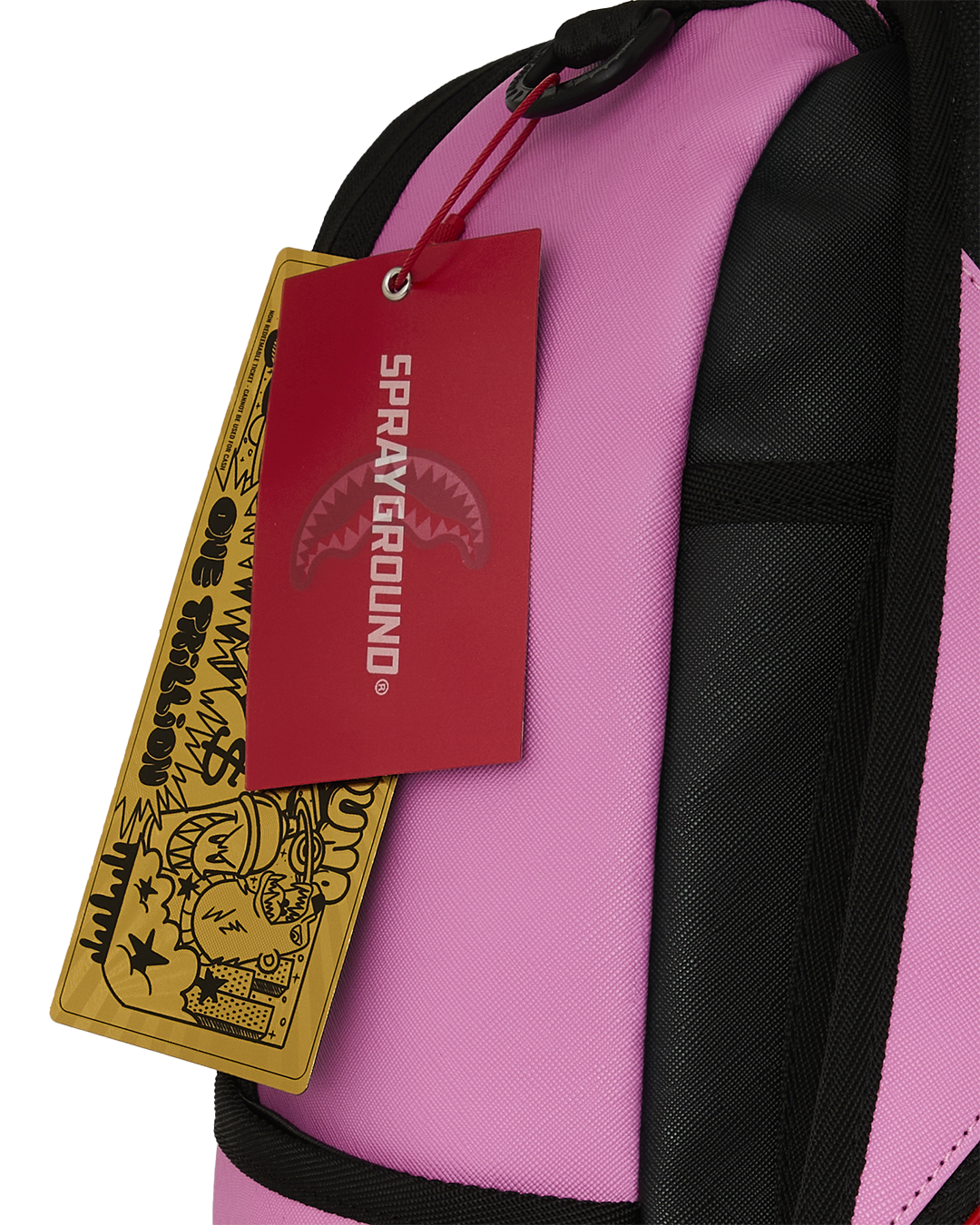 SPRAYGROUND® BACKPACK PINK SHARK CENTRAL PAINTED BACKPACK
