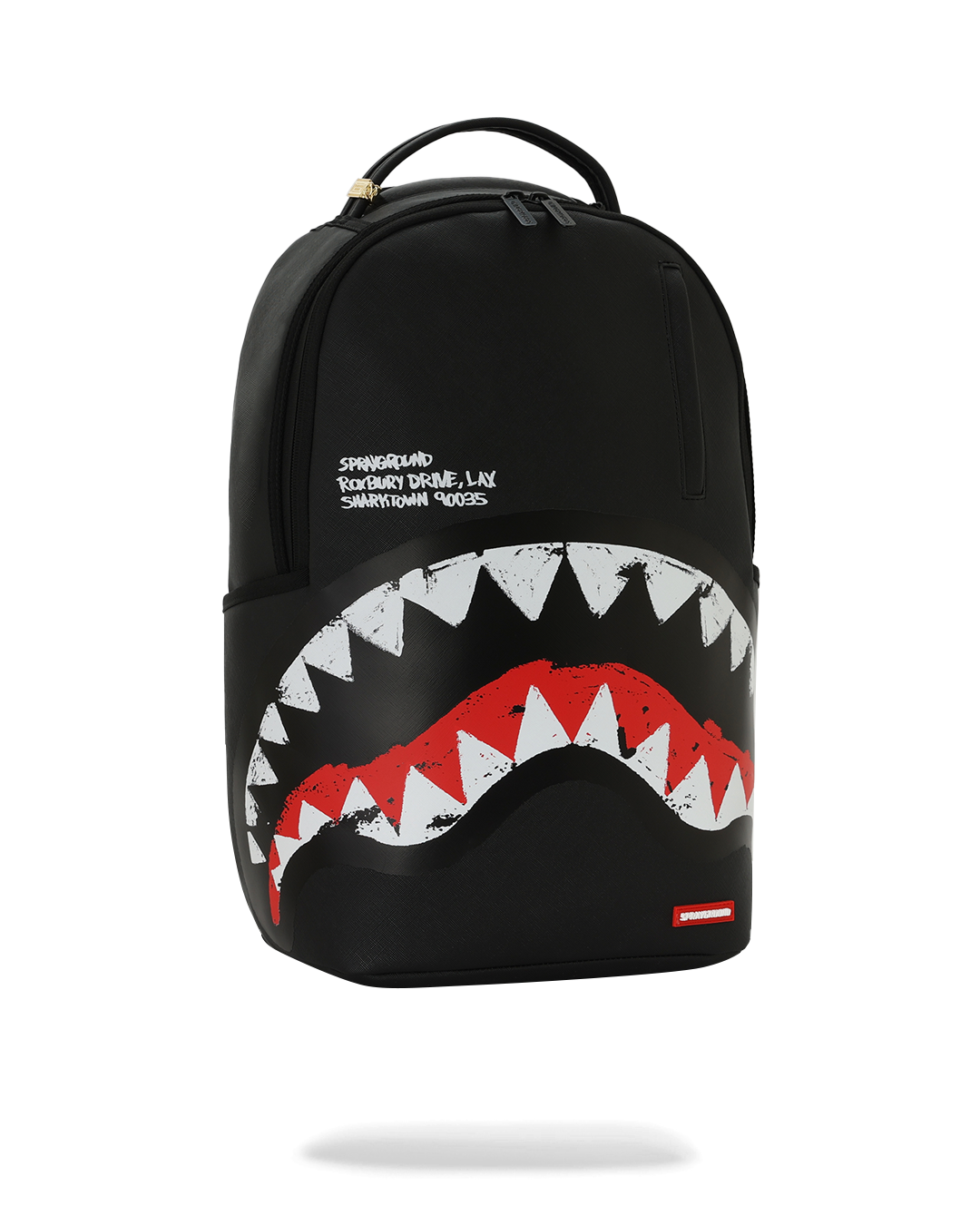 SPRAYGROUND® BACKPACK BLACK/RED SHARK CENTRAL PAINTED BACKPACK