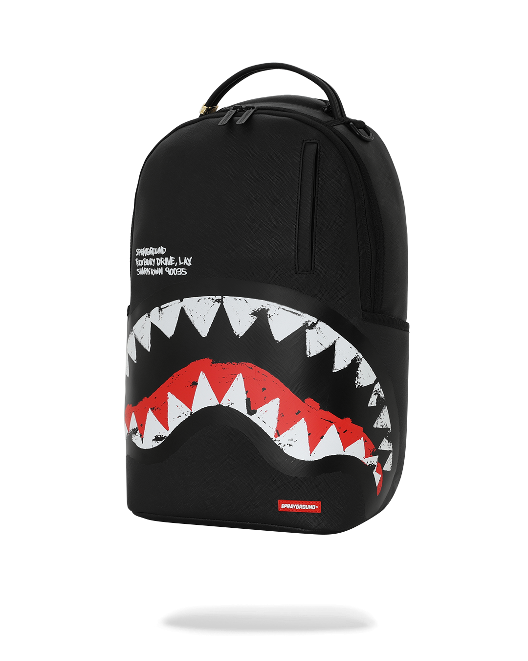 SPRAYGROUND® BACKPACK BLACK/RED SHARK CENTRAL PAINTED BACKPACK