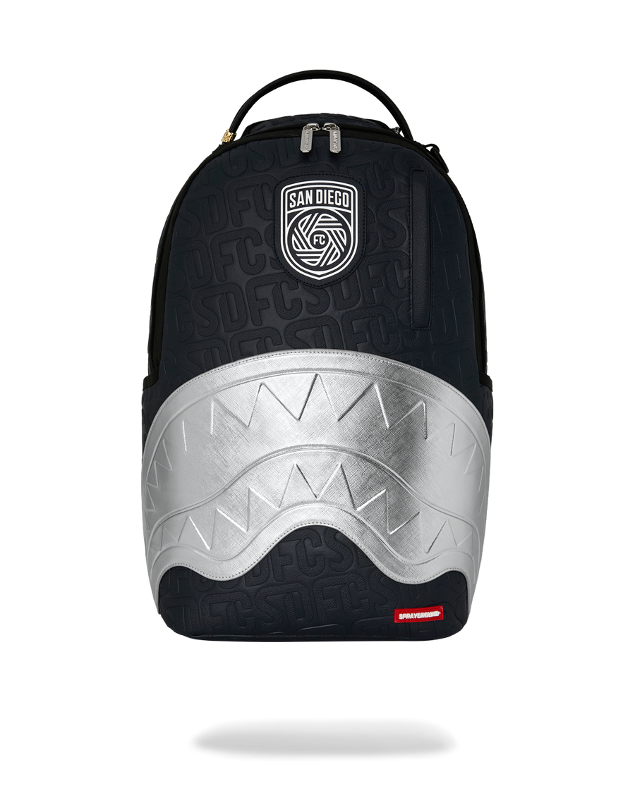MLS COLLAB - SAN DIEGO SILVER SHARK DLXSV BACKPACK – SPRAYGROUND®