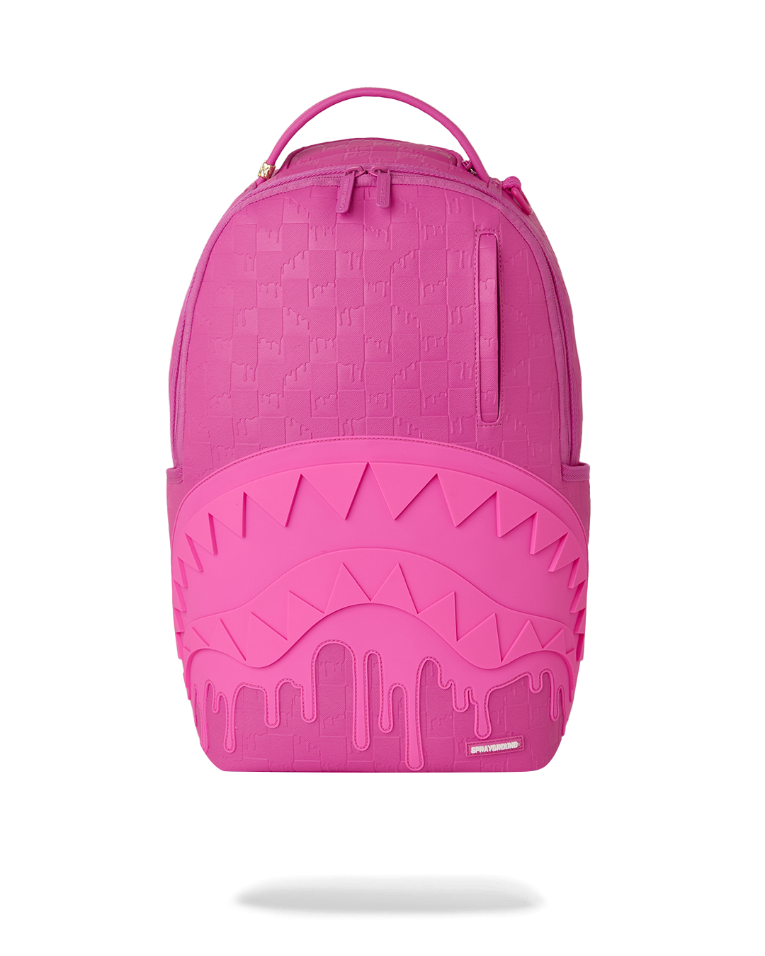 SPRAYGROUND® BACKPACK EMBOSS PINK DRIP CHECK BACKPACK