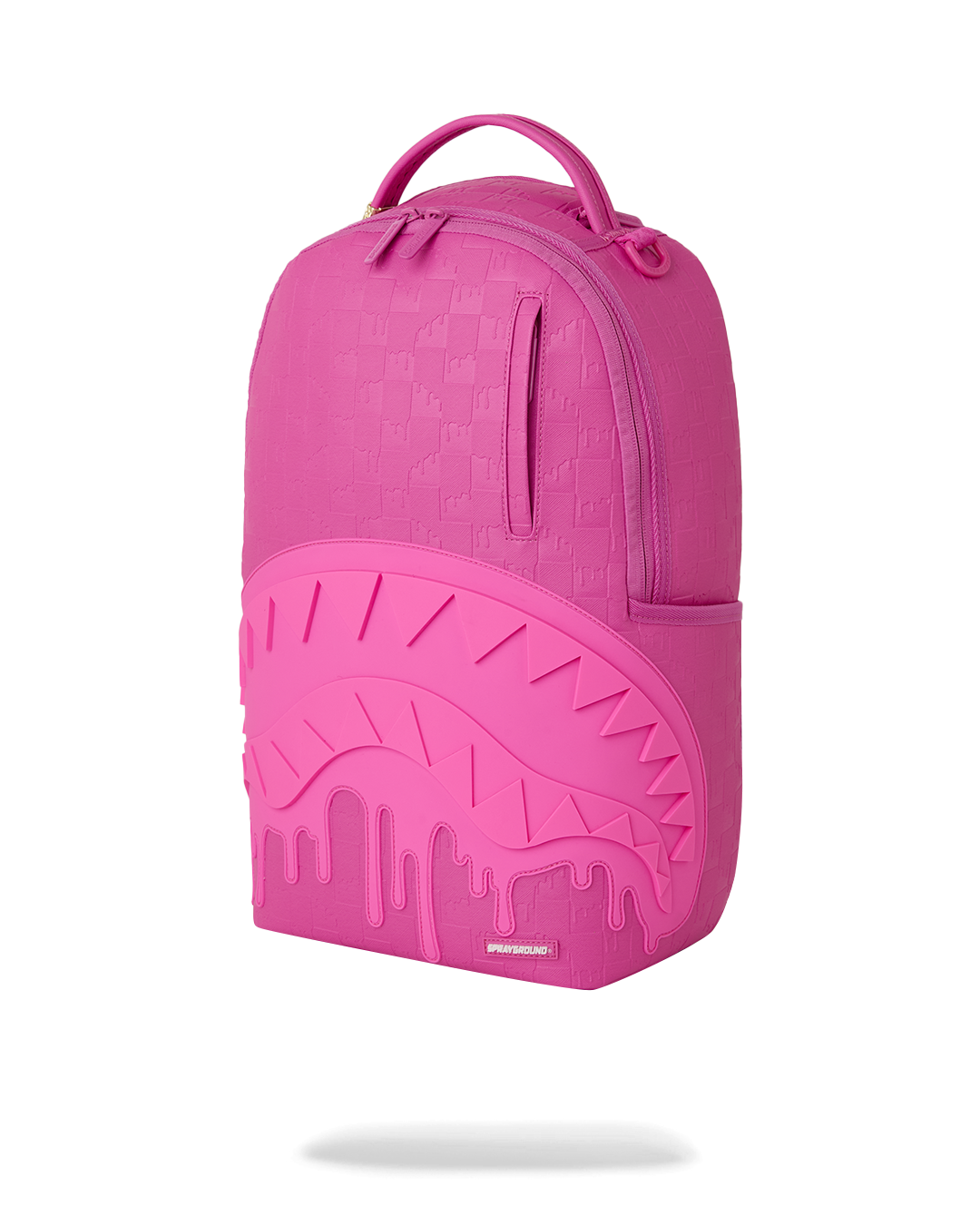 SPRAYGROUND® BACKPACK EMBOSS PINK DRIP CHECK BACKPACK