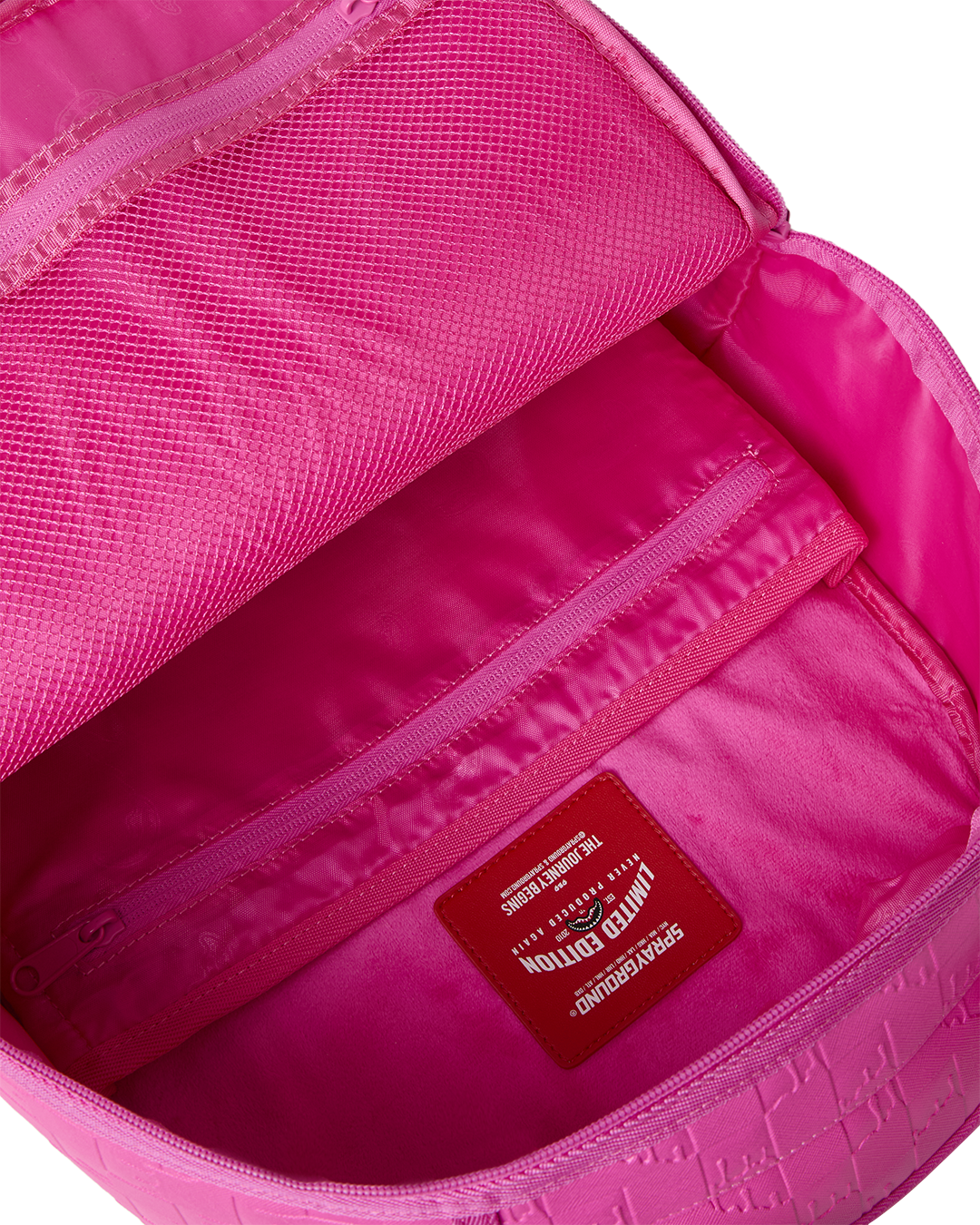 SPRAYGROUND® BACKPACK EMBOSS PINK DRIP CHECK BACKPACK