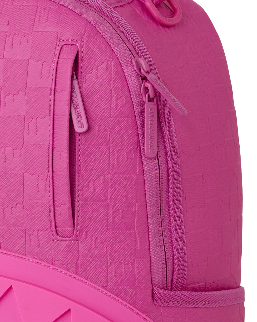 SPRAYGROUND® BACKPACK EMBOSS PINK DRIP CHECK BACKPACK