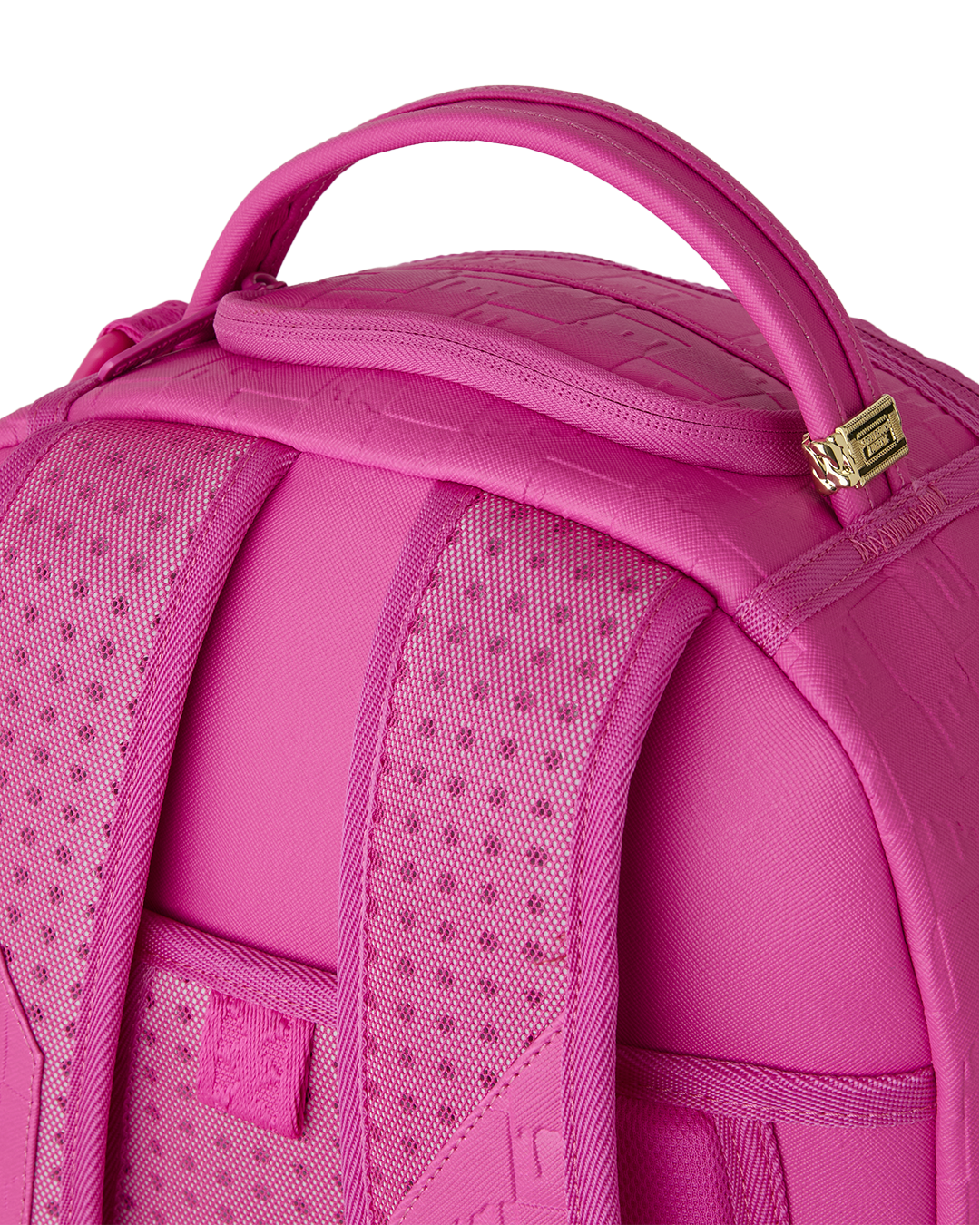 SPRAYGROUND® BACKPACK EMBOSS PINK DRIP CHECK BACKPACK