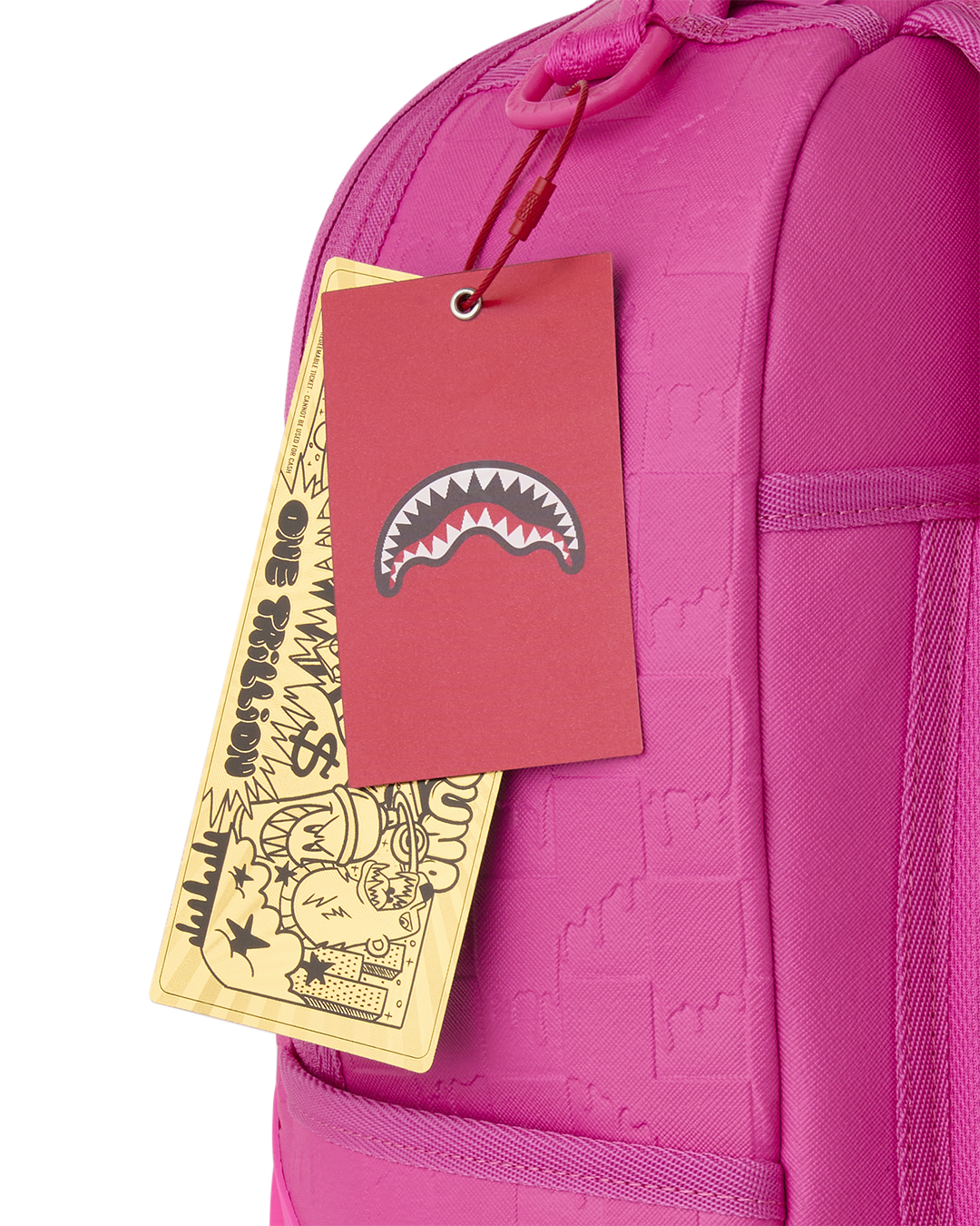 SPRAYGROUND® BACKPACK EMBOSS PINK DRIP CHECK BACKPACK