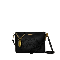 SPRAYGROUND® POUCHETTE SHARK CENTRAL GOLD TAG CROSSOVER CLUTCH