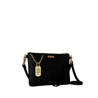 SPRAYGROUND® POUCHETTE SHARK CENTRAL GOLD TAG CROSSOVER CLUTCH