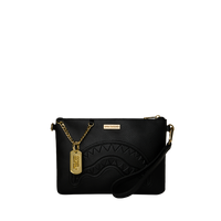 SPRAYGROUND® POUCHETTE SHARK CENTRAL GOLD TAG CROSSOVER CLUTCH