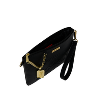 SPRAYGROUND® POUCHETTE SHARK CENTRAL GOLD TAG CROSSOVER CLUTCH