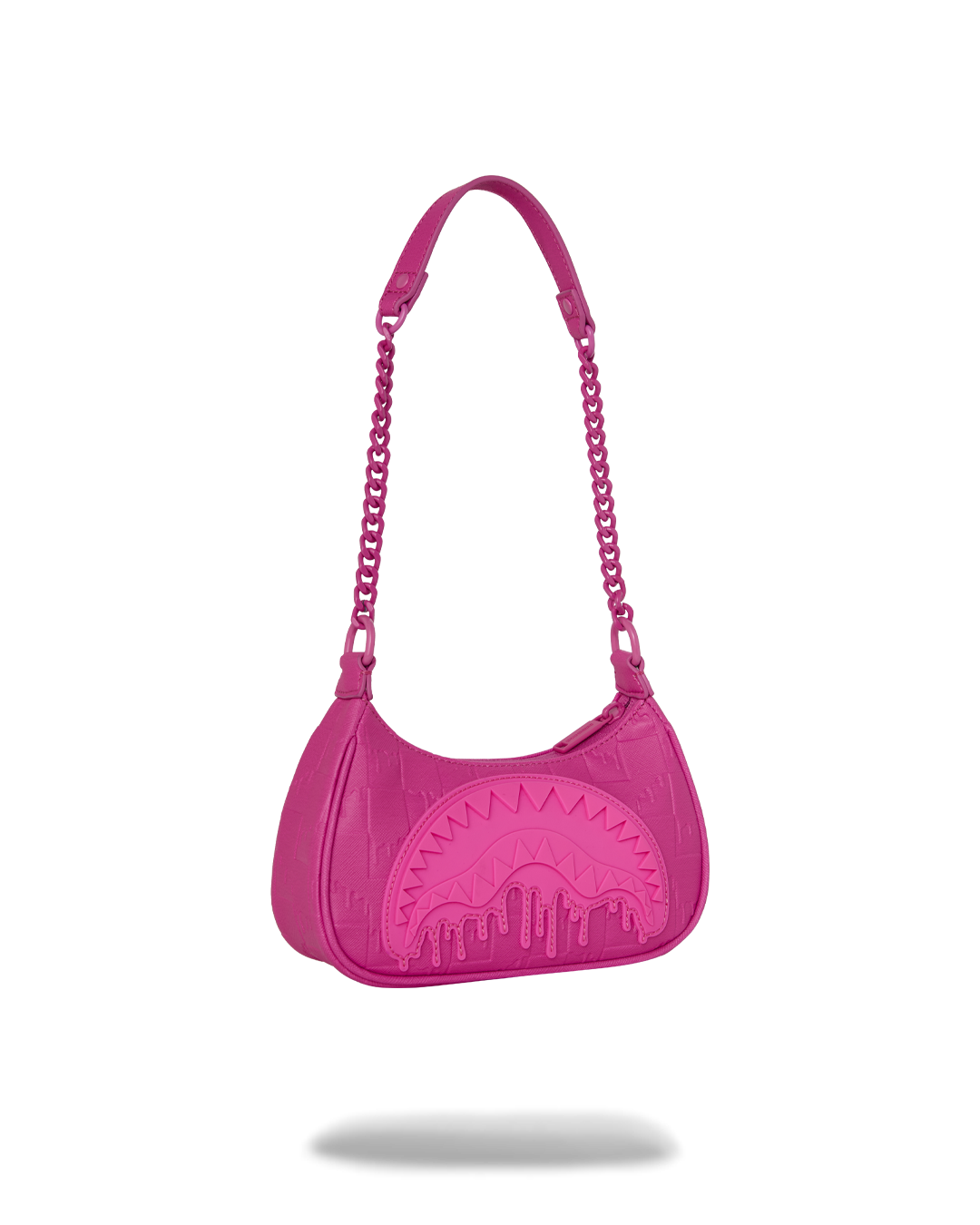 SPRAYGROUND® HANDBAG EMBOSS PINK DRIP CHECK HANDBAG