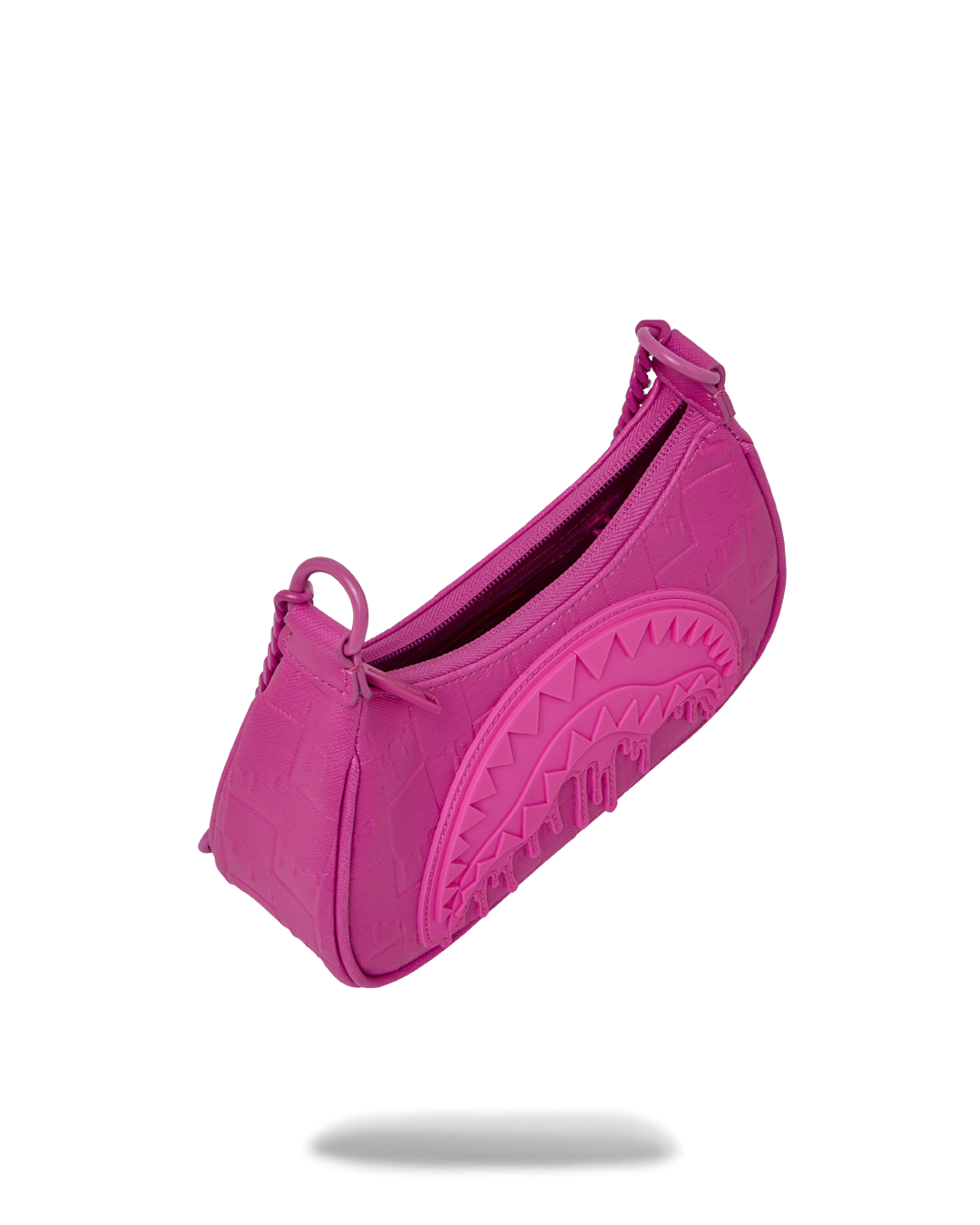 SPRAYGROUND® HANDBAG EMBOSS PINK DRIP CHECK HANDBAG