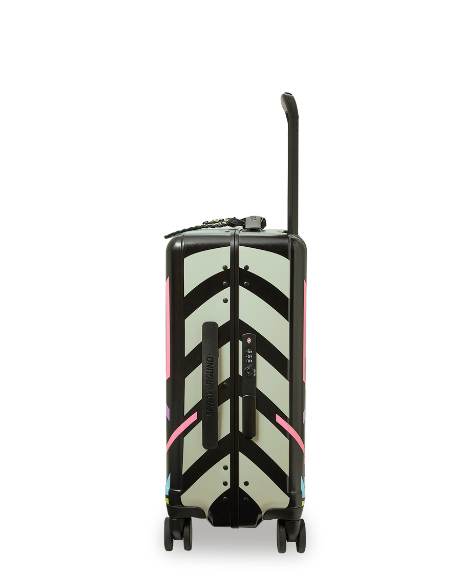 SPRAYGROUND® LUGGAGE A.I. PATH TO THE FUTURE III HARDSHELL CARRY-ON LUGGAGE - SANDFLOWER COLLAB