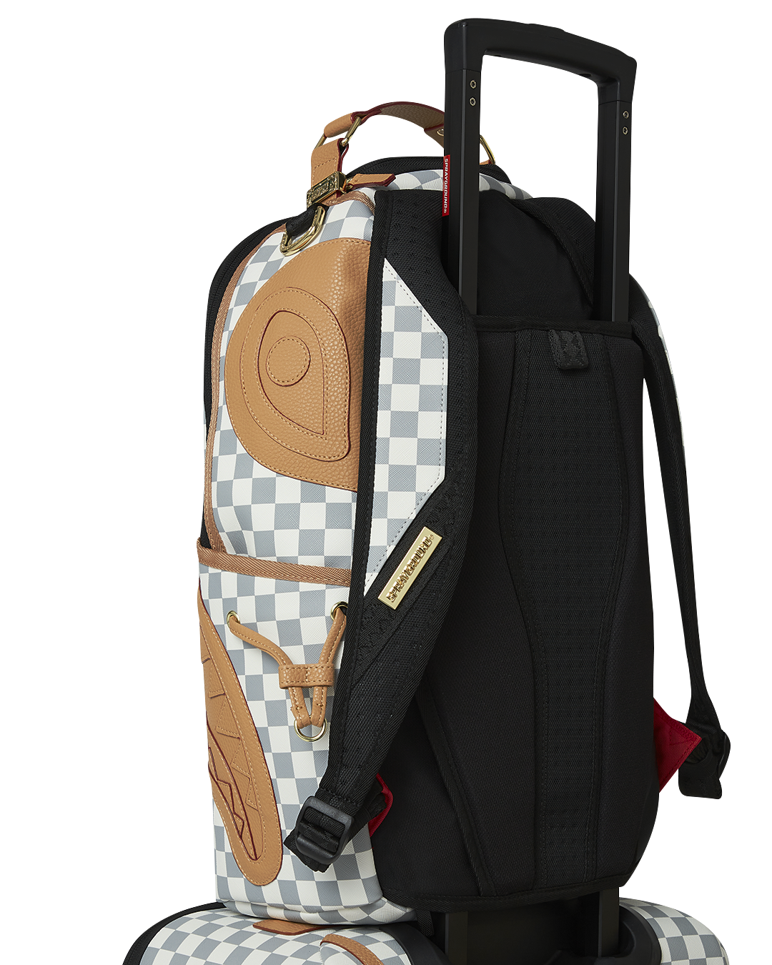 SPRAYGROUND® LUGGAGE HENNY LATTE SOFT SHELL CARRY-ON LUGGAGE