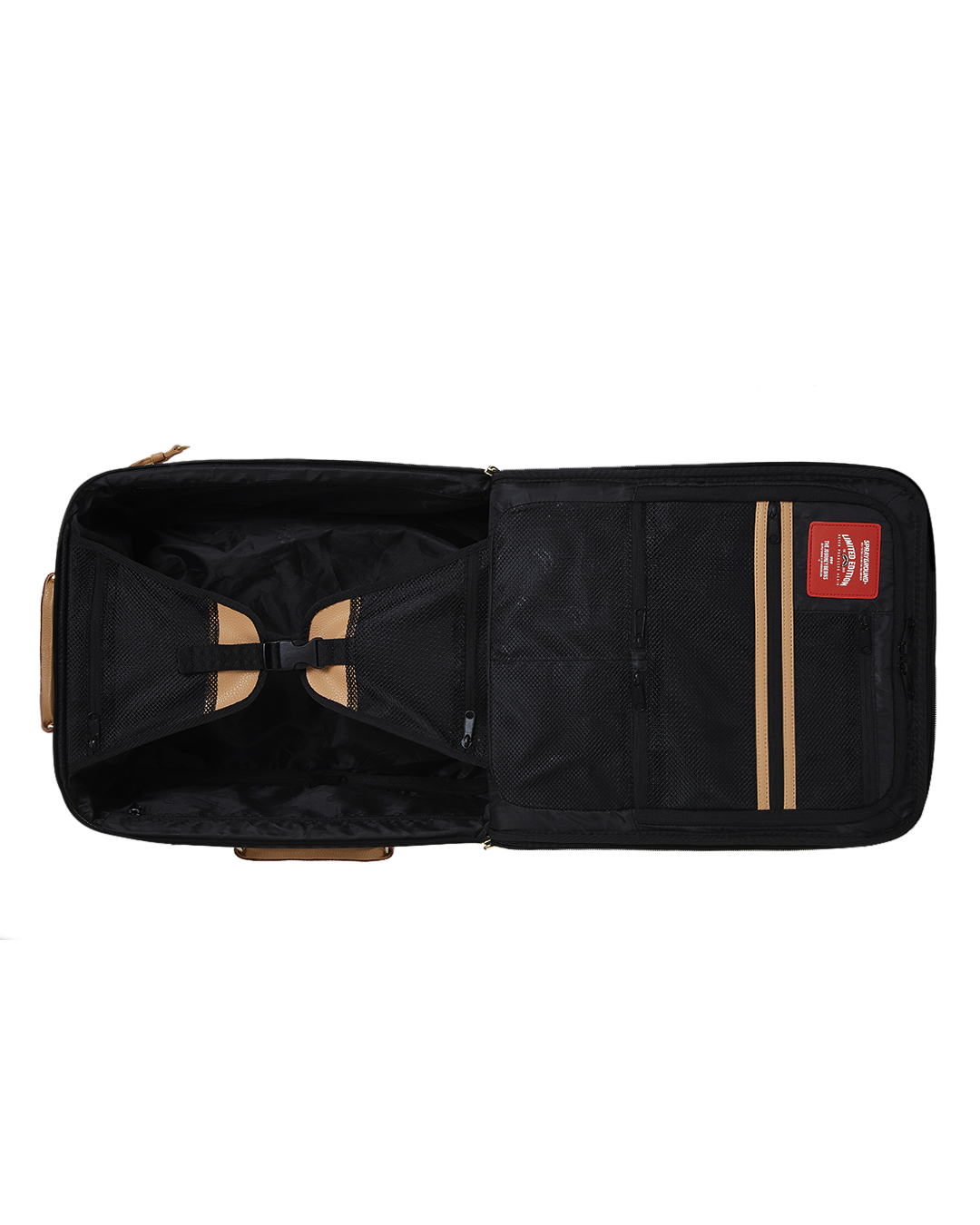 SPRAYGROUND® LUGGAGE HENNY LATTE SOFT SHELL CARRY-ON LUGGAGE