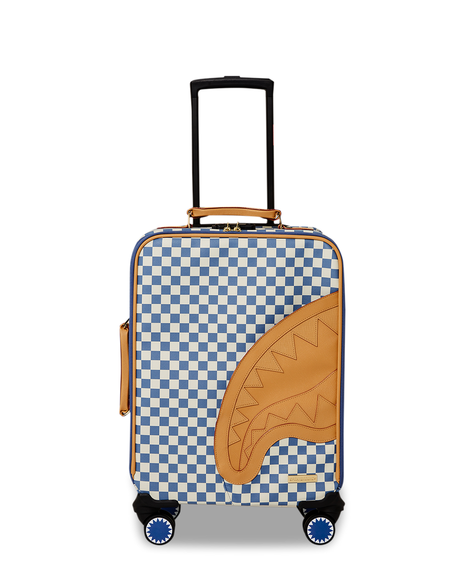 SPRAYGROUND® LUGGAGE LETTER CHECKERS SOFT CARRY-ON LUGGAGE