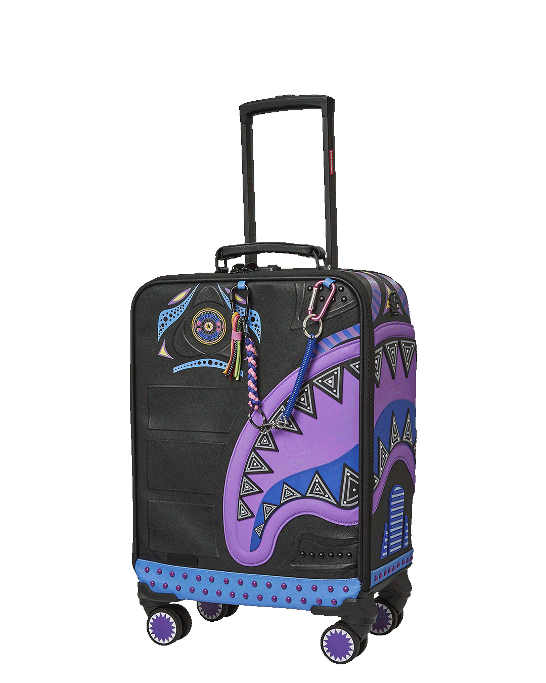 SPRAYGROUND® LUGGAGE AFRICAN INTELLIGENCE 12 BROOKLYN & BEYOND CARRY-ON LUGGAGE - SANDFLOWER COLLAB