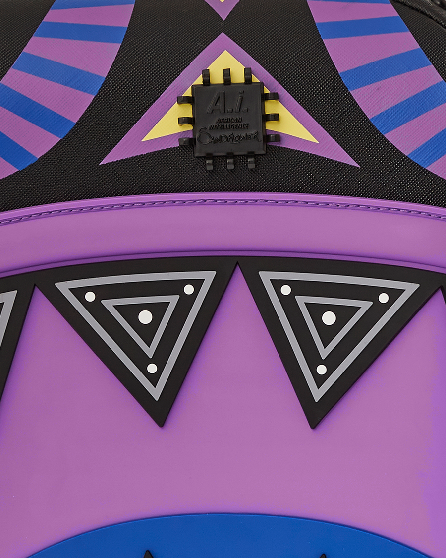 SPRAYGROUND® LUGGAGE AFRICAN INTELLIGENCE 12 BROOKLYN & BEYOND CARRY-ON LUGGAGE - SANDFLOWER COLLAB