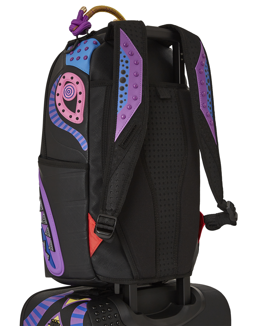 SPRAYGROUND® LUGGAGE AFRICAN INTELLIGENCE 12 BROOKLYN & BEYOND CARRY-ON LUGGAGE - SANDFLOWER COLLAB