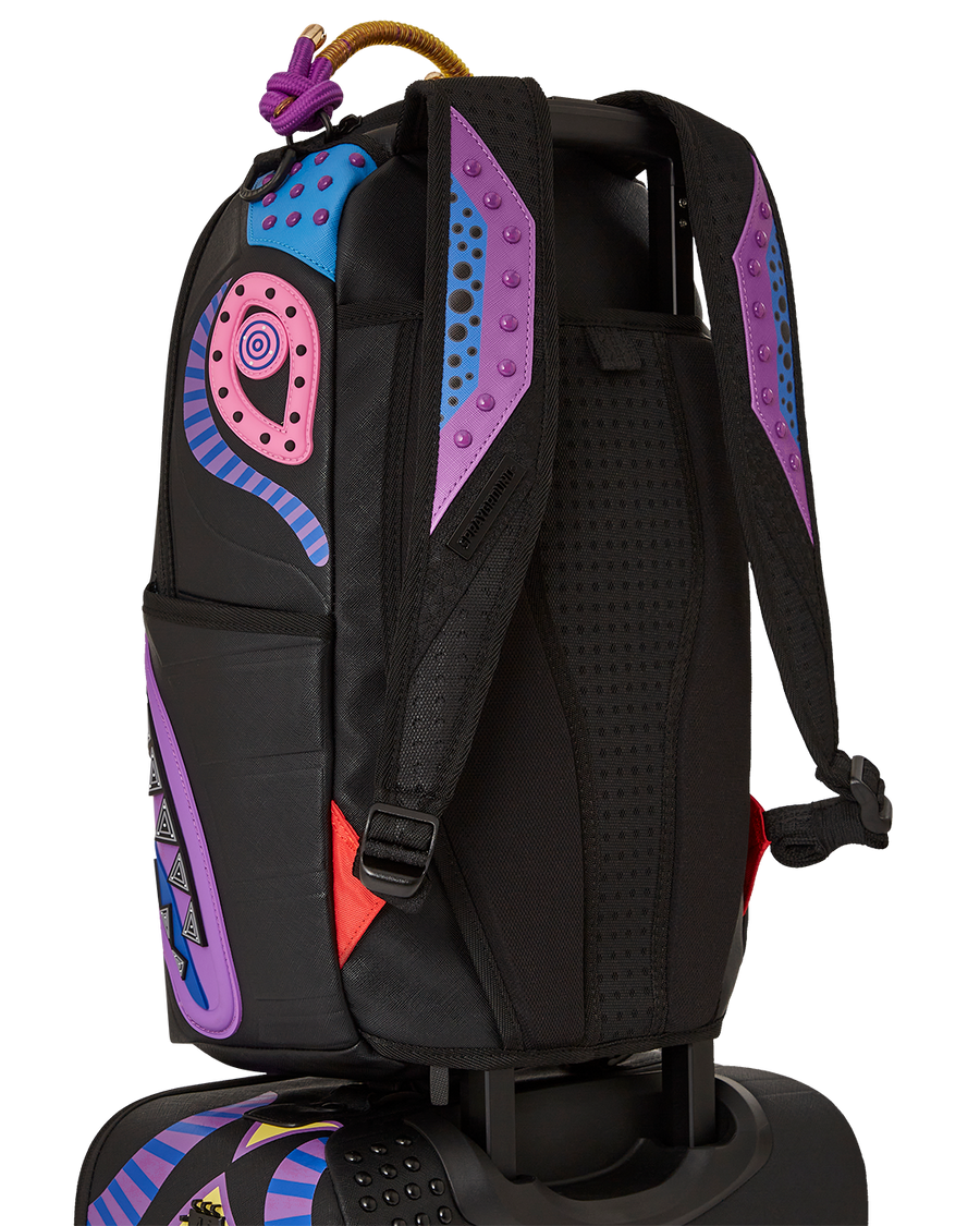 SPRAYGROUND® LUGGAGE AFRICAN INTELLIGENCE 12 BROOKLYN & BEYOND CARRY-ON LUGGAGE - SANDFLOWER COLLAB