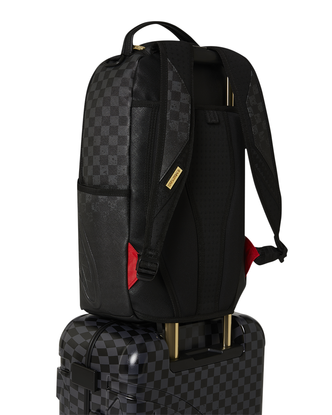 SPRAYGROUND® LUGGAGE SPRITZ BLACK CARRY-ON LUGGAGE