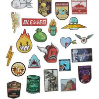 SPRAYGROUND® LUGGAGE CARGO PATCHES SHARKITECTURE CARRY-ON LUGGAGE BLACK WITH EXTRA STICKERS