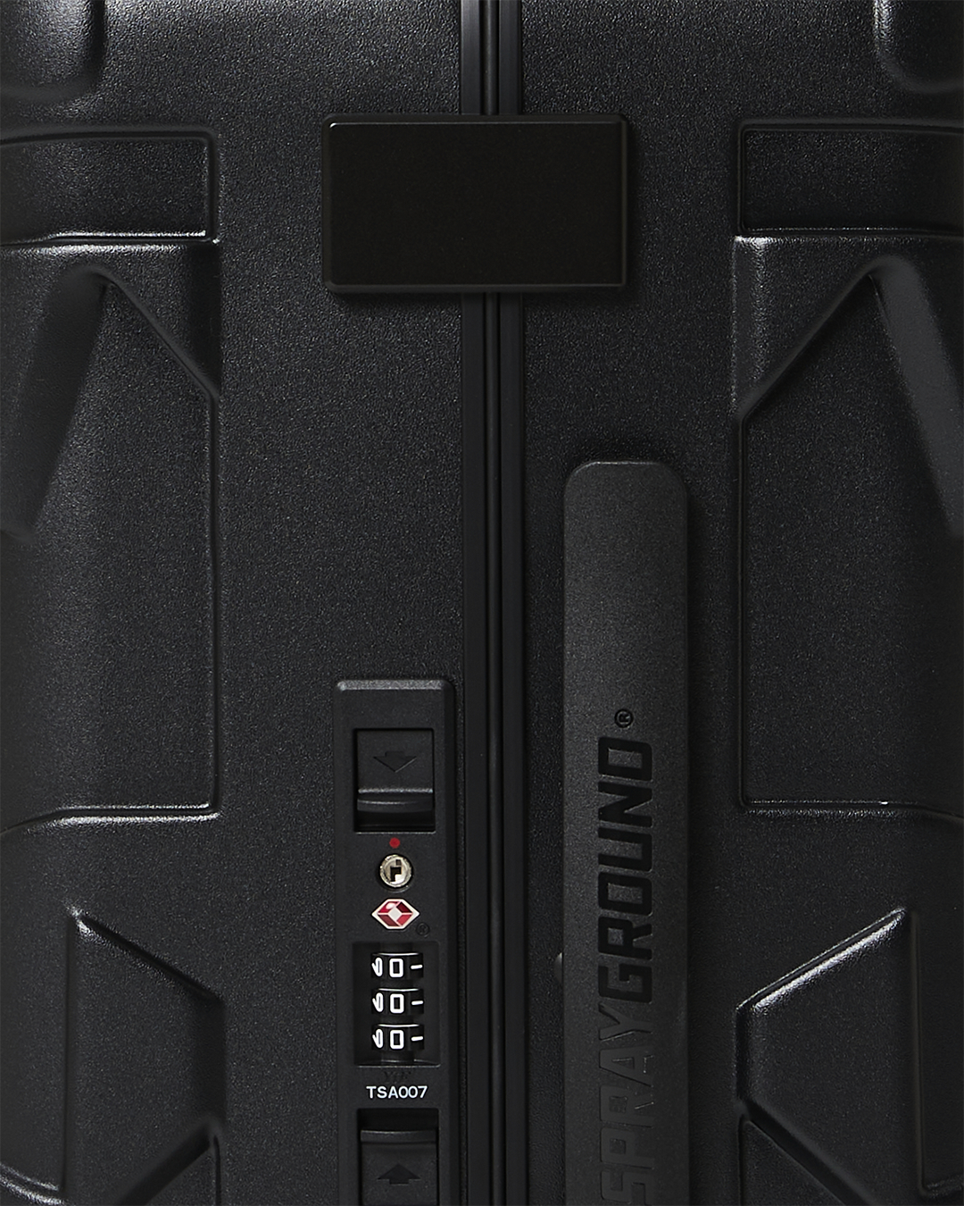 SPRAYGROUND® LUGGAGE CARGO PATCHES SHARKITECTURE CARRY-ON LUGGAGE BLACK WITH EXTRA STICKERS