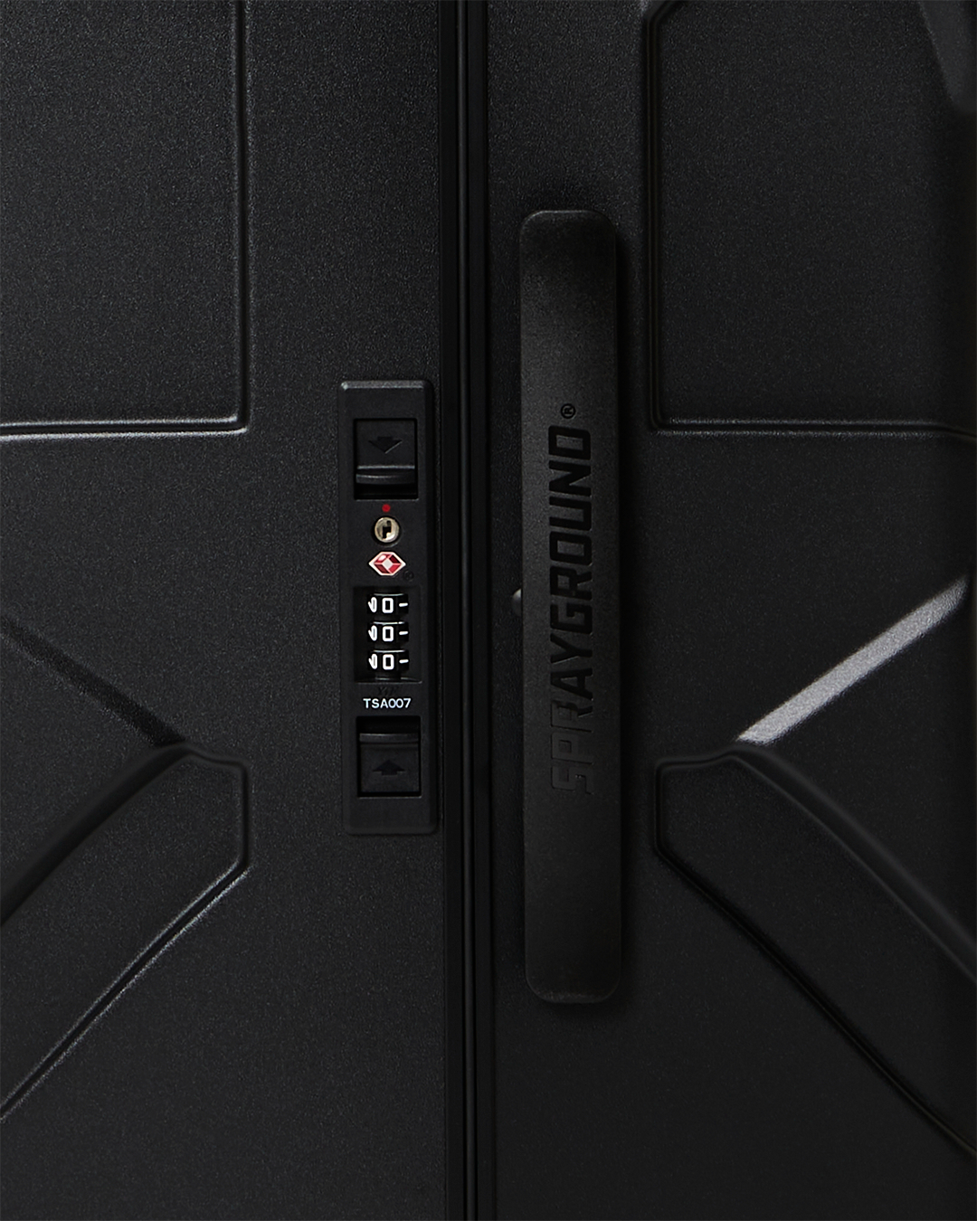 SPRAYGROUND® LUGGAGE CARGO PATCHES SHARKITECTURE FULL-SIZE LUGGAGE