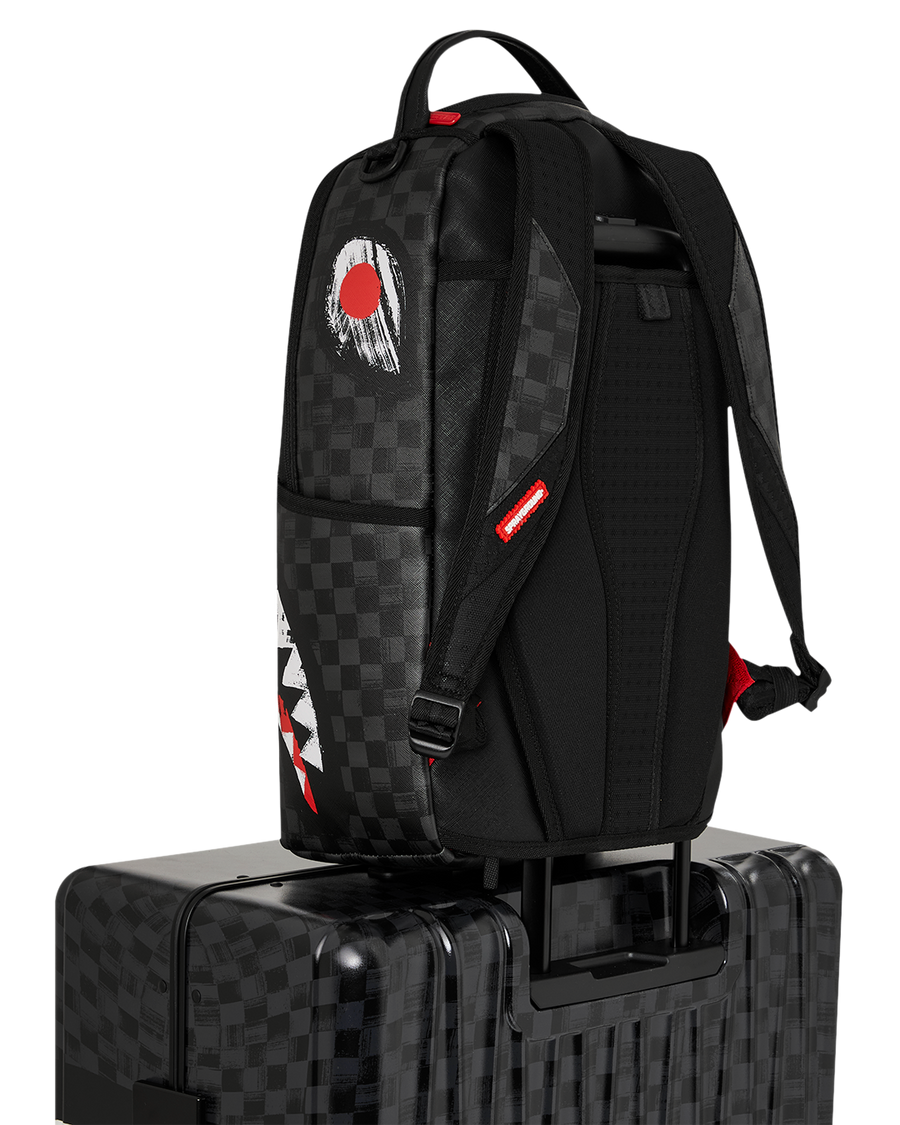 SPRAYGROUND® LUGGAGE SCRIBBLE SHARK FULL-SIZE LUGGAGE