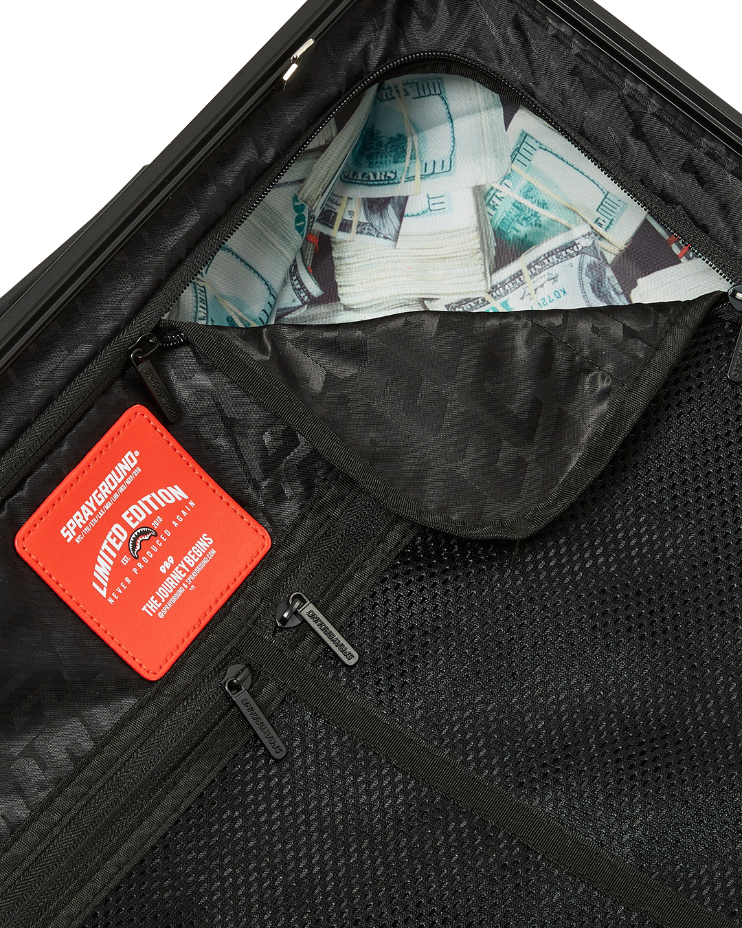 SPRAYGROUND® LUGGAGE THE GHOST MAISON SHARKITECTURE CARRY-ON LUGGAGE
