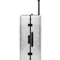 SPRAYGROUND® LUGGAGE SILVER SIDE DRIP FULL-SIZE LUGGAGE