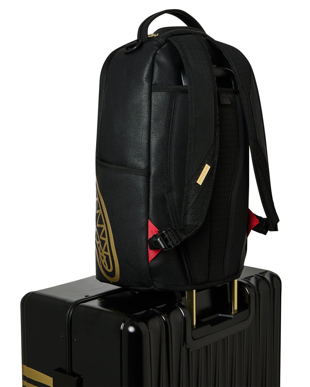 SPRAYGROUND® LUGGAGE THAT GOLD DRAP FULL-SIZE LUGGAGE