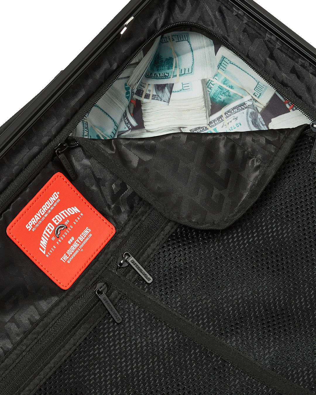 SPRAYGROUND® LUGGAGE THAT GOLD DRAP FULL-SIZE LUGGAGE