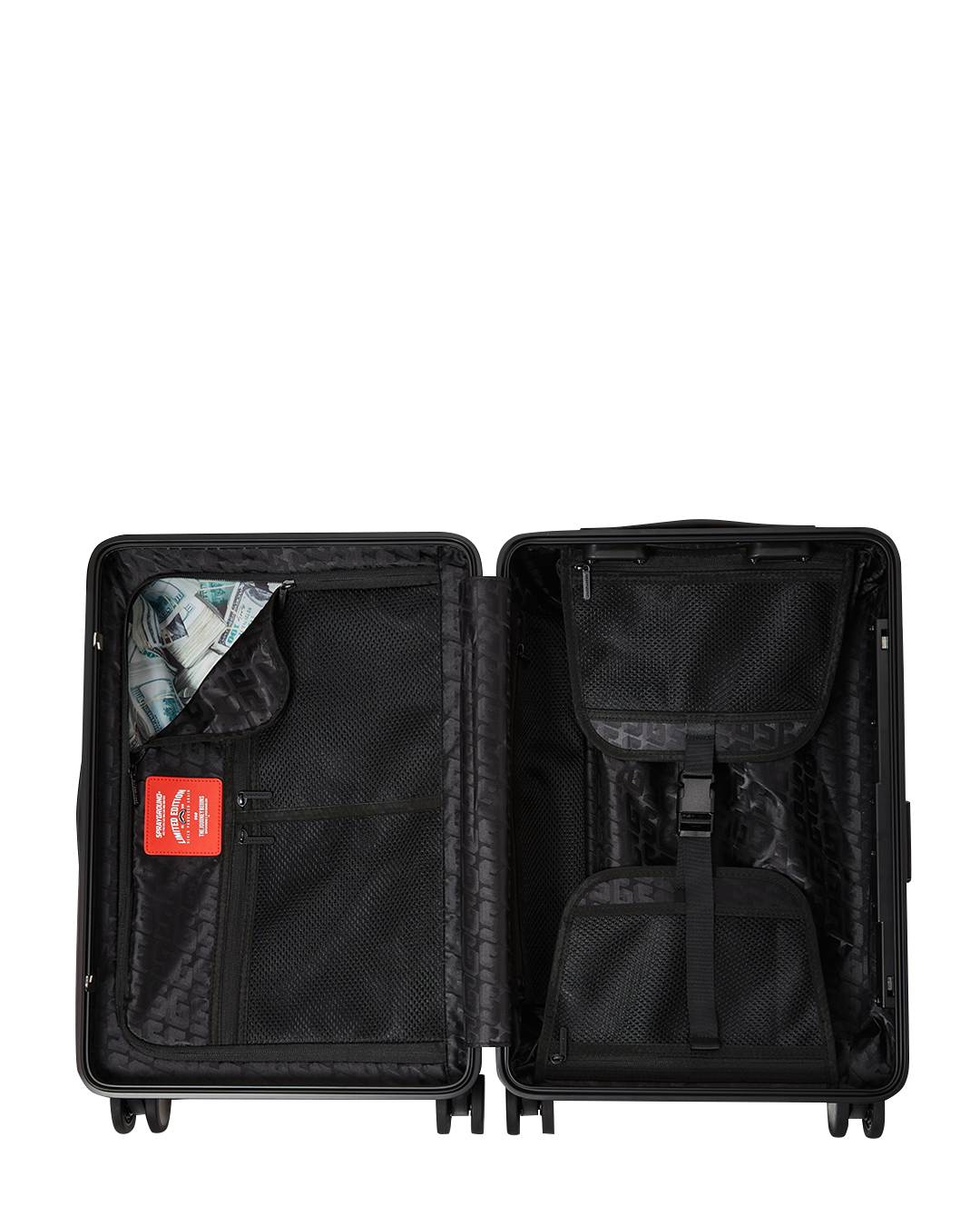 SPRAYGROUND® LUGGAGE THAT GOLD DRAP FULL-SIZE LUGGAGE