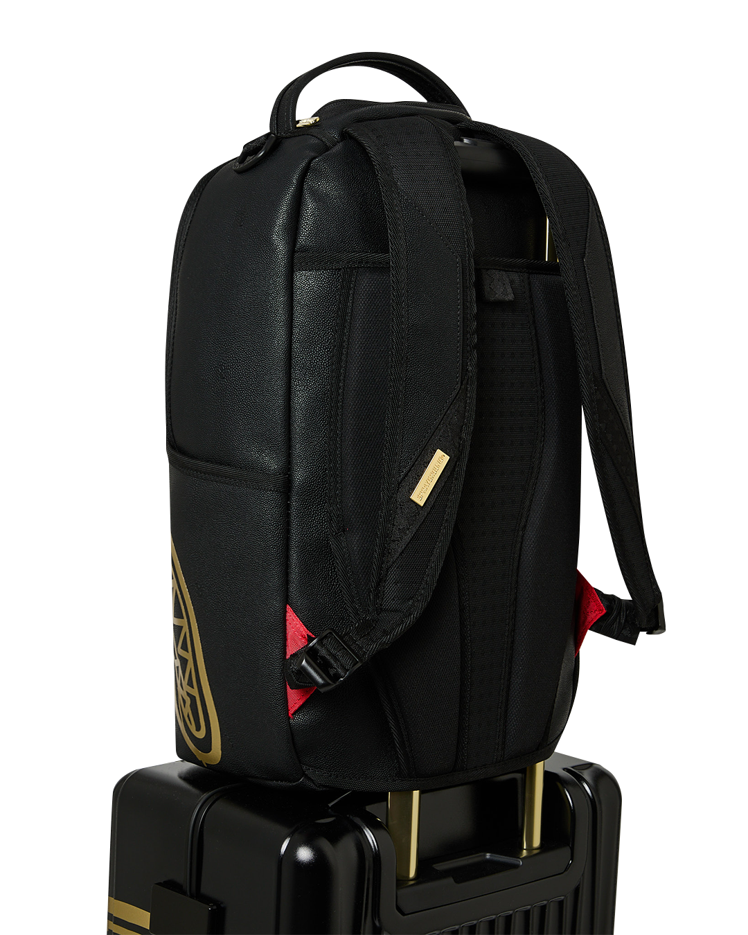SPRAYGROUND® LUGGAGE THAT GOLD DRAP CARRY-ON LUGGAGE