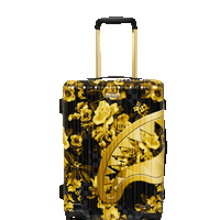 SPRAYGROUND® LUGGAGE GOLD FLORAL REMIX CARRY-ON LUGGAGE