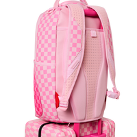SPRAYGROUND® LUGGAGE PINK SHARKS IN PARIS PATCH CARRY-ON LUGGAGE