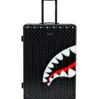 SPRAYGROUND® LUGGAGE SHARKS IN PARIS BALLOON BLACK FULL-SIZE LUGGAGE