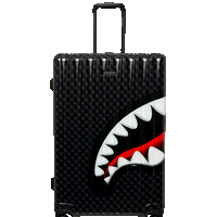 SPRAYGROUND® LUGGAGE SHARKS IN PARIS BALLOON BLACK FULL-SIZE LUGGAGE