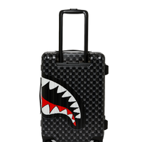 SPRAYGROUND® LUGGAGE SHARKS IN PARIS WTF BUBBLY BLACK CHECK CARRY-ON LUGGAGE